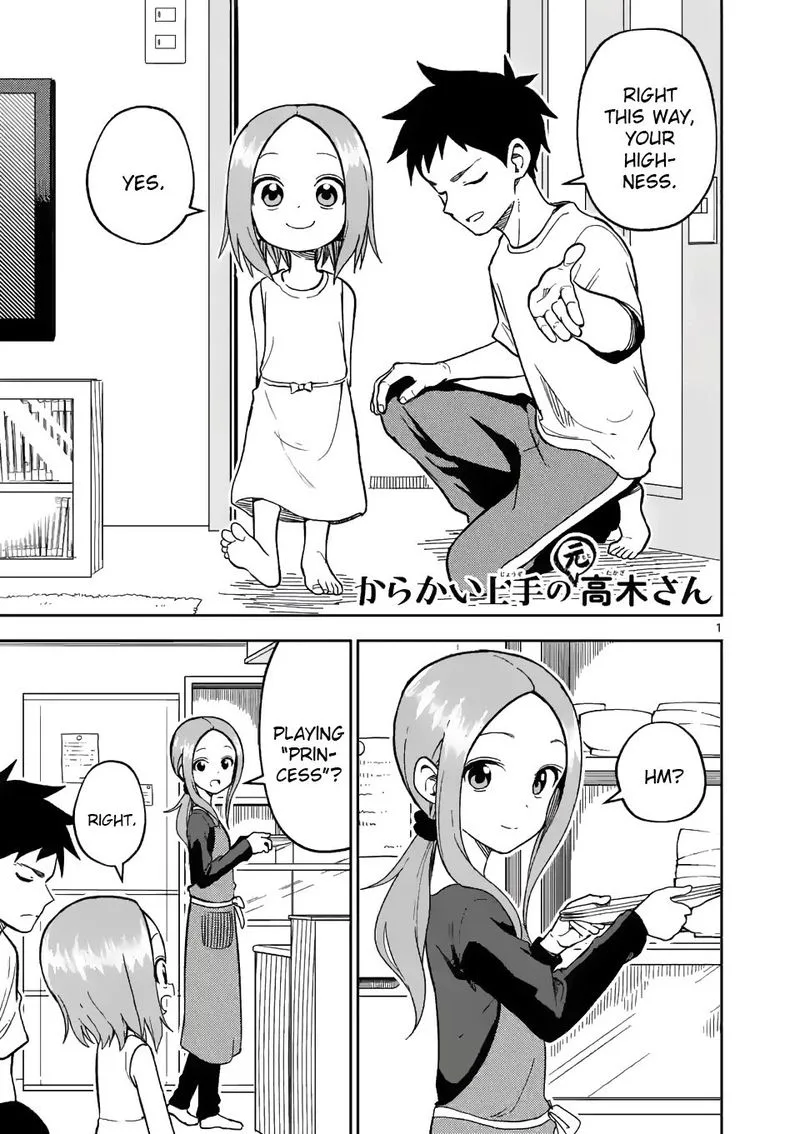 Karakai Jouzu no (Moto) Takagi-san Chapter 183 page 1