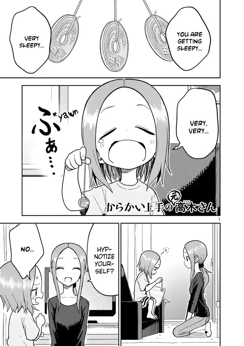 Karakai Jouzu no (Moto) Takagi-san Chapter 184 page 1