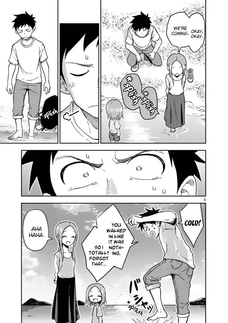 Karakai Jouzu no (Moto) Takagi-san Chapter 185 page 5