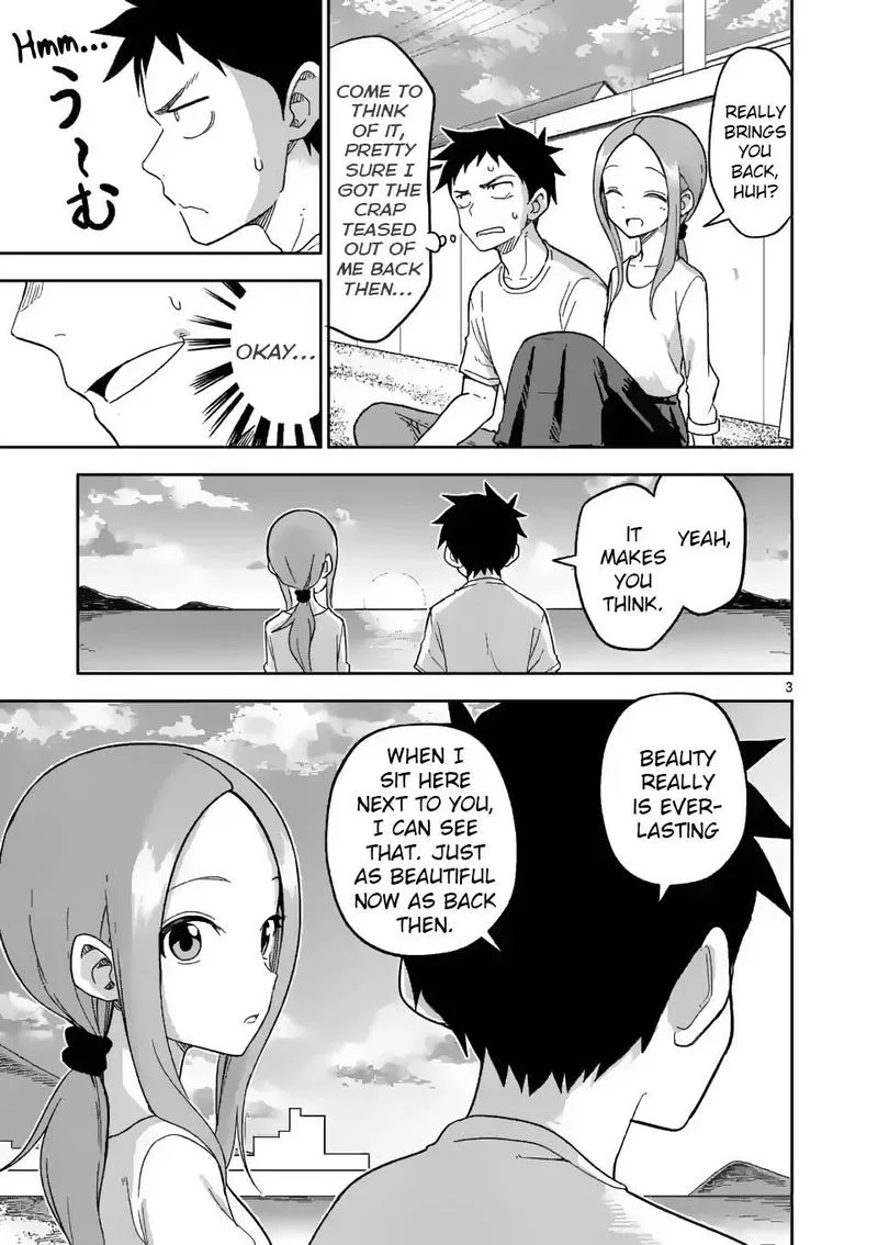 Karakai Jouzu no (Moto) Takagi-san Chapter 185 page 3