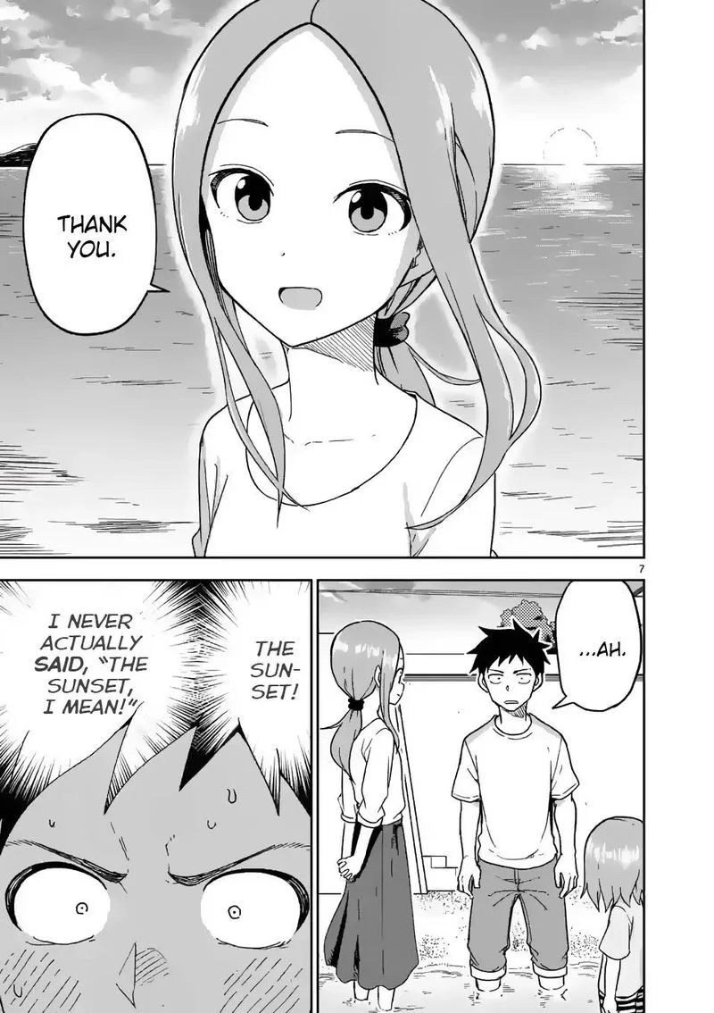 Karakai Jouzu no (Moto) Takagi-san Chapter 185 page 7
