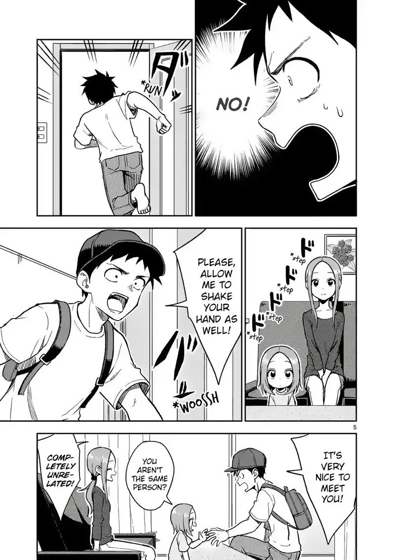 Karakai Jouzu no (Moto) Takagi-san Chapter 186 page 5