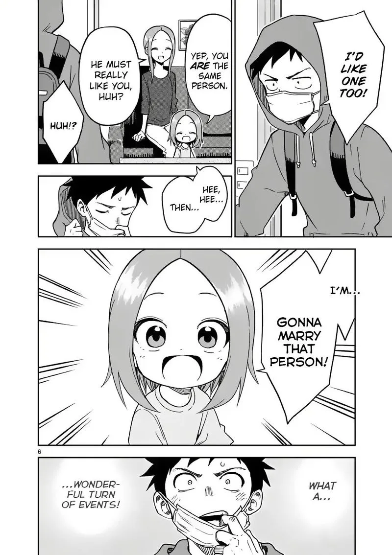 Karakai Jouzu no (Moto) Takagi-san Chapter 186 page 6