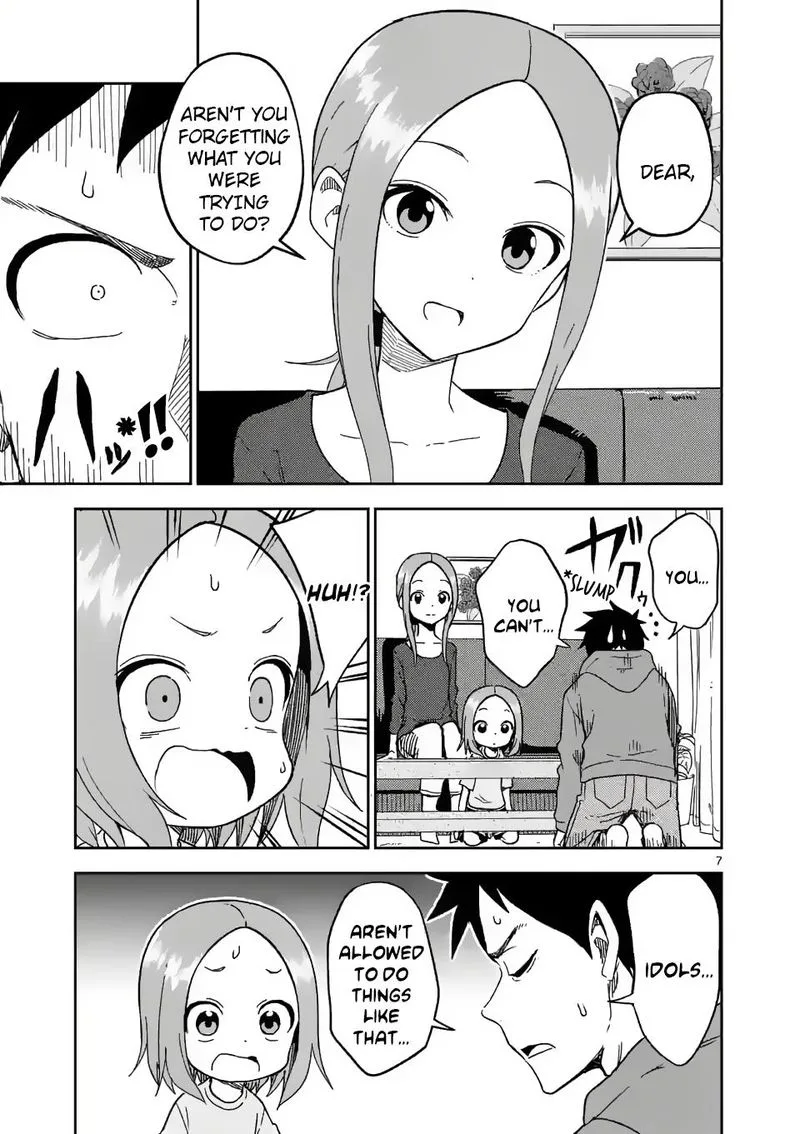 Karakai Jouzu no (Moto) Takagi-san Chapter 186 page 7