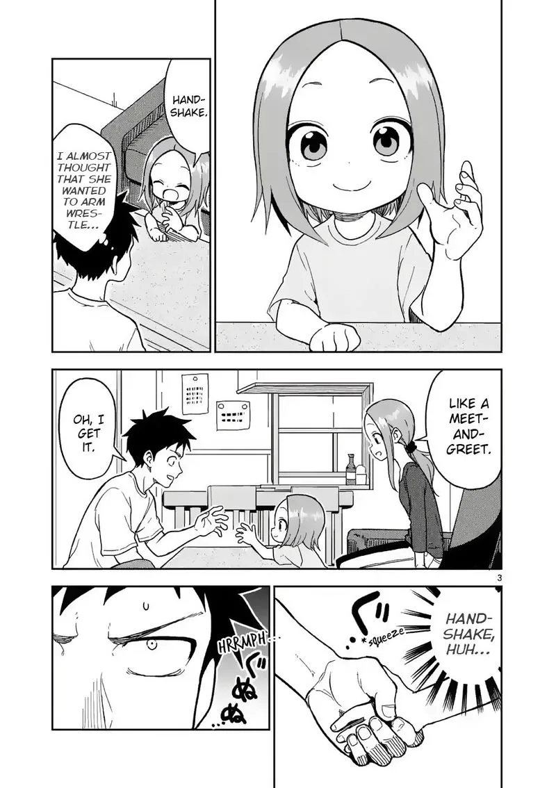 Karakai Jouzu no (Moto) Takagi-san Chapter 186 page 3
