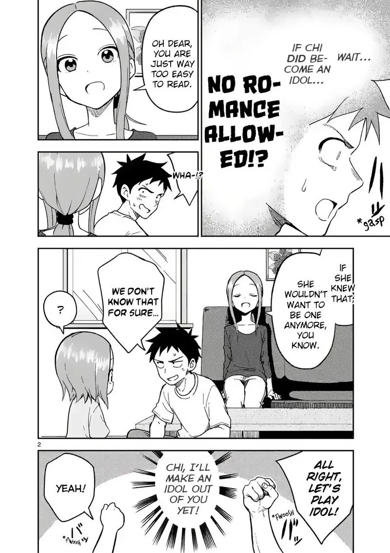 Karakai Jouzu no (Moto) Takagi-san Chapter 186 page 2