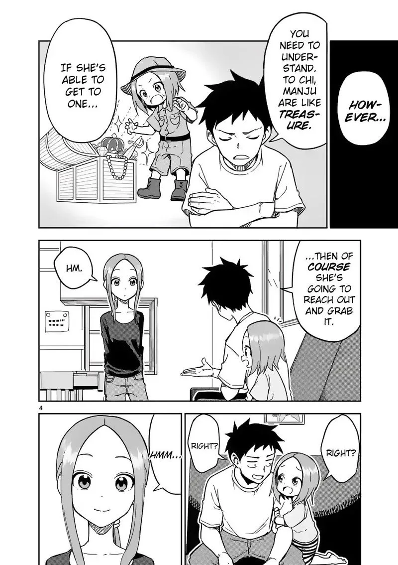 Karakai Jouzu no (Moto) Takagi-san Chapter 187 page 4