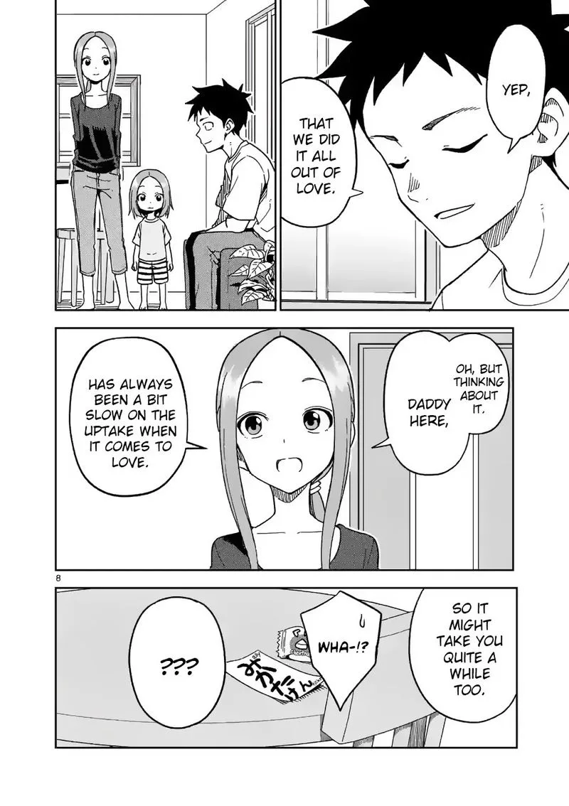 Karakai Jouzu no (Moto) Takagi-san Chapter 187 page 8