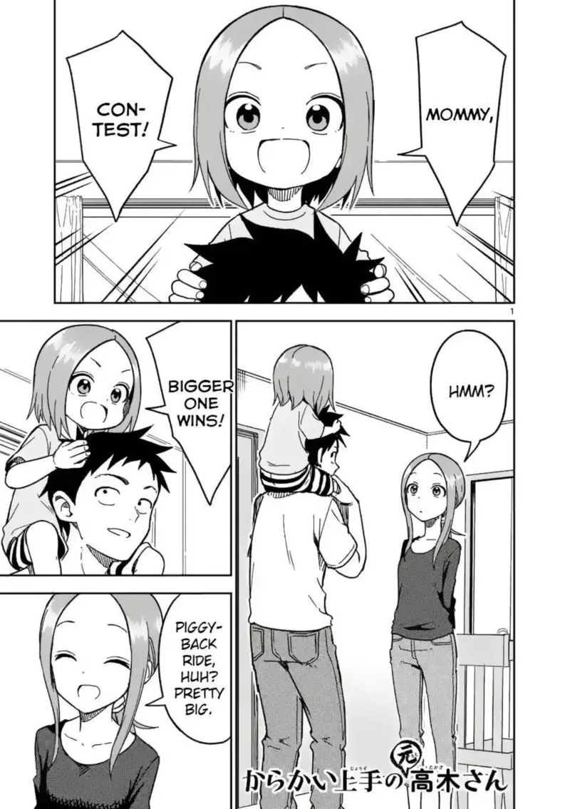 Karakai Jouzu no (Moto) Takagi-san Chapter 188 page 1