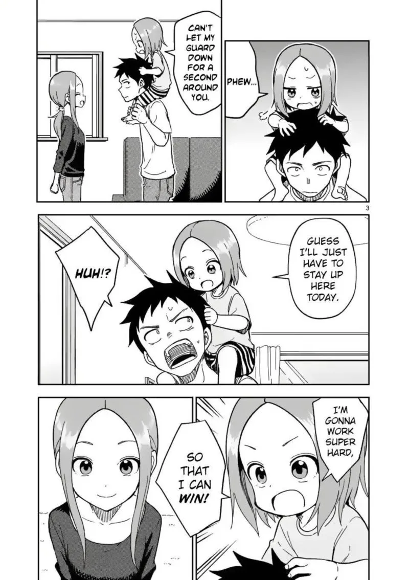 Karakai Jouzu no (Moto) Takagi-san Chapter 188 page 3