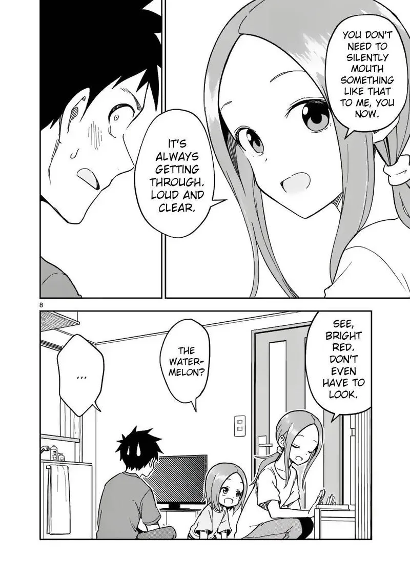 Karakai Jouzu no (Moto) Takagi-san Chapter 189 page 8