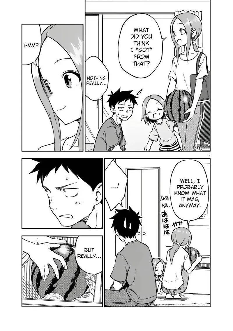 Karakai Jouzu no (Moto) Takagi-san Chapter 189 page 7