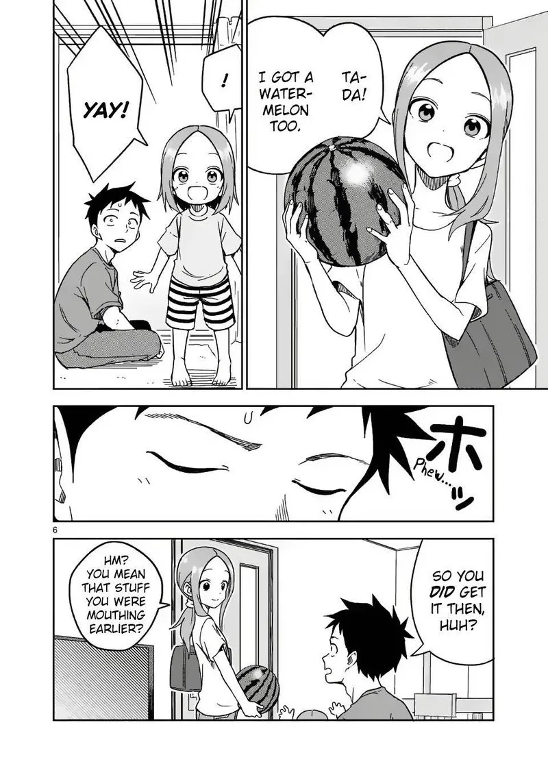 Karakai Jouzu no (Moto) Takagi-san Chapter 189 page 6