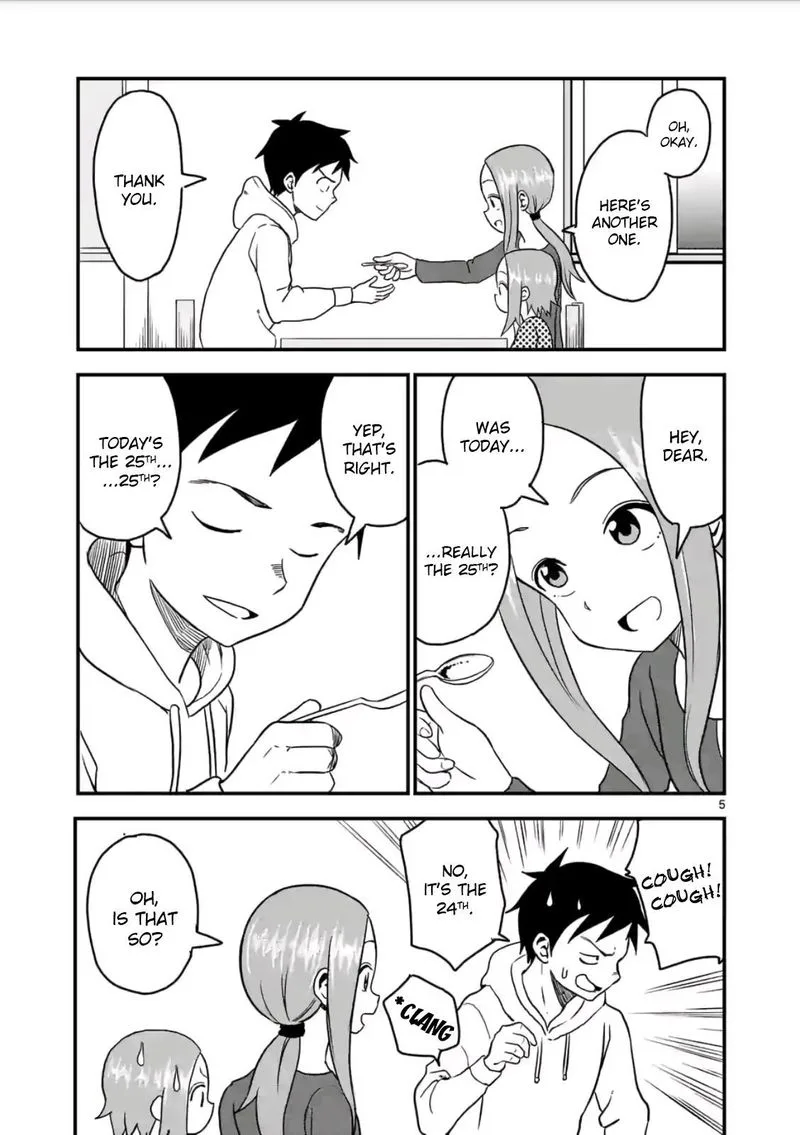 Karakai Jouzu no (Moto) Takagi-san Chapter 19 page 5