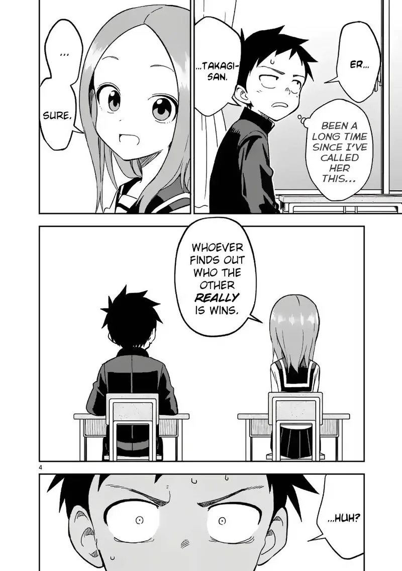 Karakai Jouzu no (Moto) Takagi-san Chapter 190 page 4