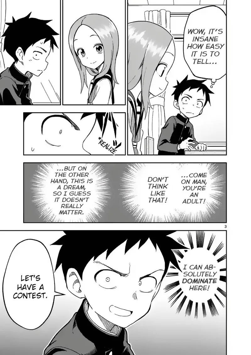 Karakai Jouzu no (Moto) Takagi-san Chapter 190 page 3