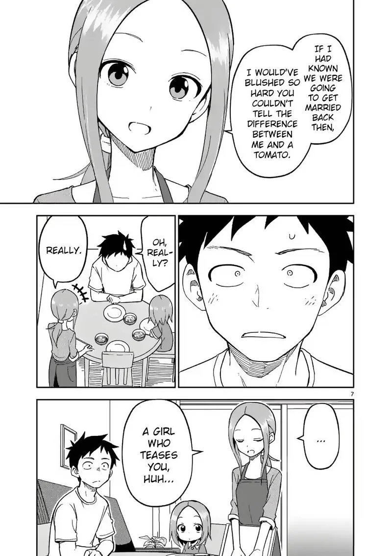 Karakai Jouzu no (Moto) Takagi-san Chapter 190 page 7