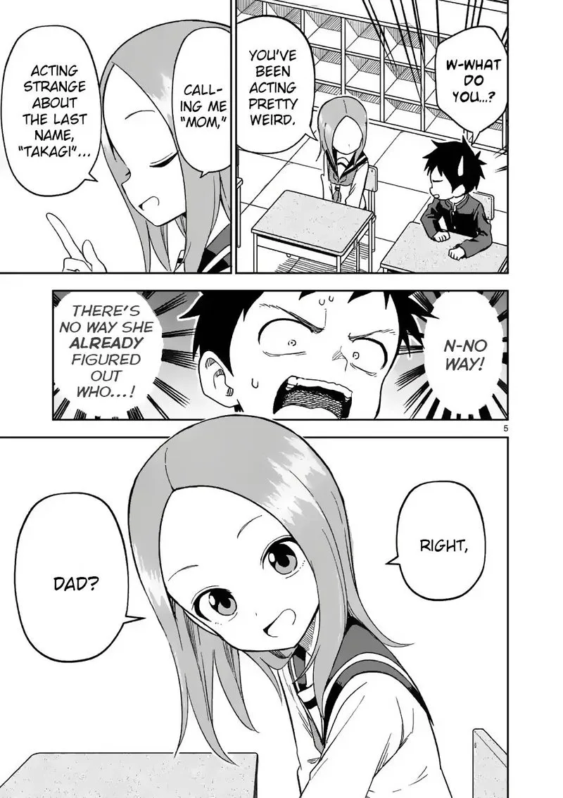 Karakai Jouzu no (Moto) Takagi-san Chapter 190 page 5