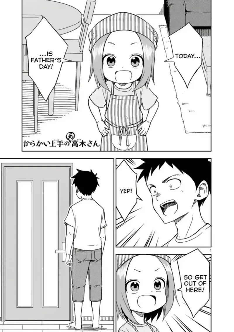 Karakai Jouzu no (Moto) Takagi-san Chapter 191 page 1