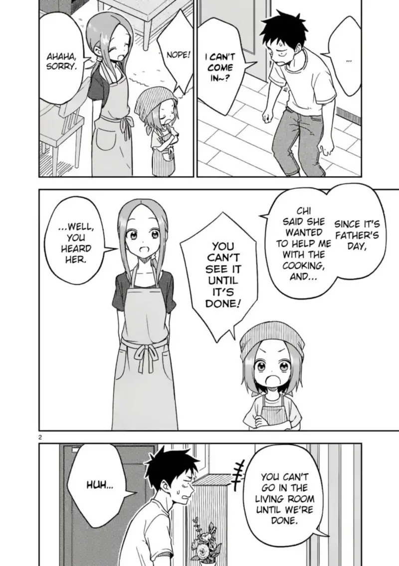 Karakai Jouzu no (Moto) Takagi-san Chapter 191 page 2