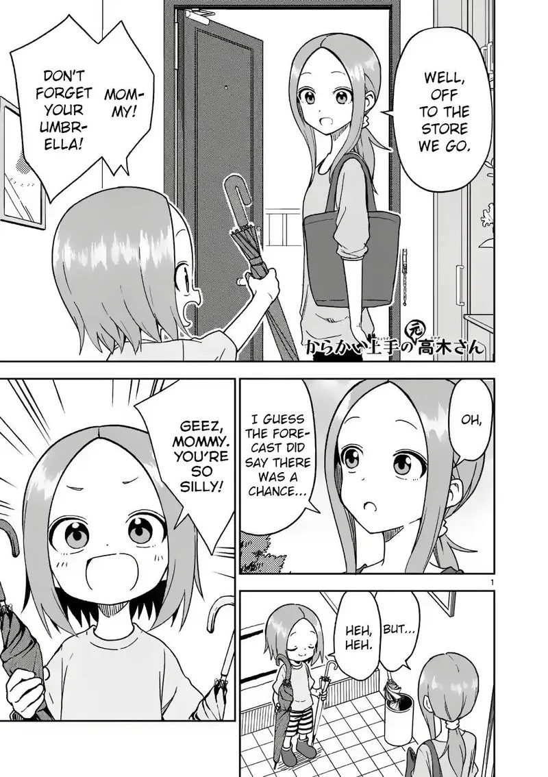 Karakai Jouzu no (Moto) Takagi-san Chapter 192 page 1