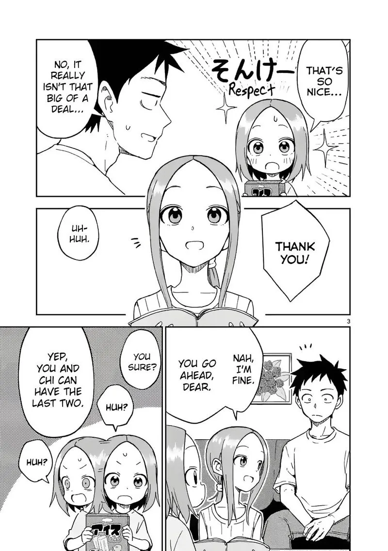 Karakai Jouzu no (Moto) Takagi-san Chapter 194 page 3