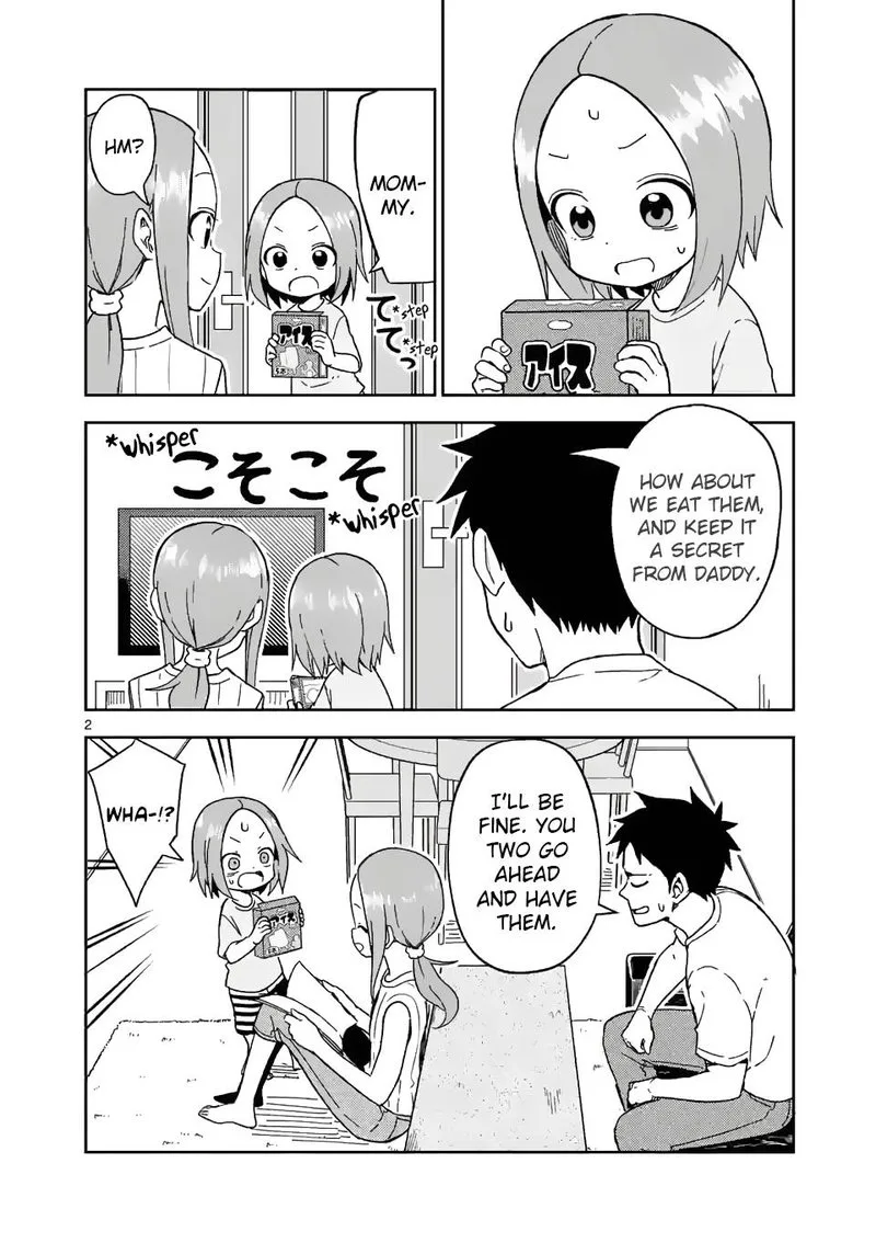 Karakai Jouzu no (Moto) Takagi-san Chapter 194 page 2
