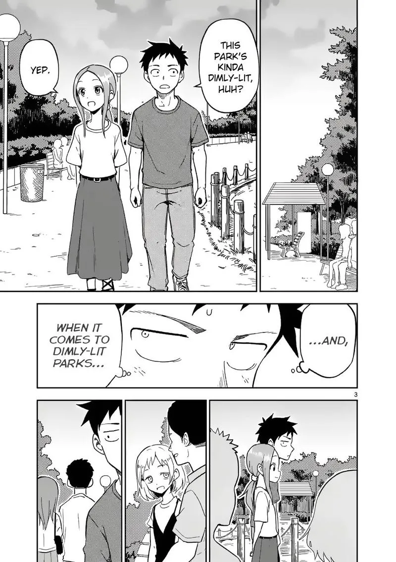 Karakai Jouzu no (Moto) Takagi-san Chapter 195 page 3