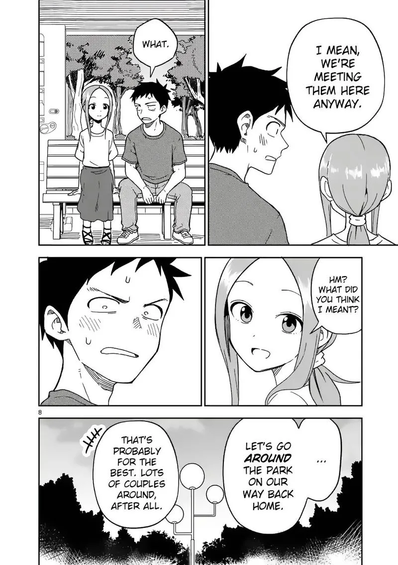 Karakai Jouzu no (Moto) Takagi-san Chapter 195 page 8