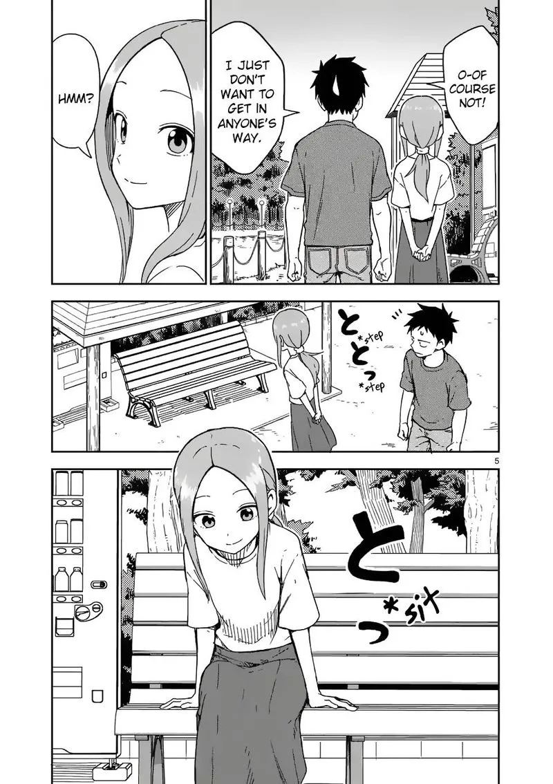 Karakai Jouzu no (Moto) Takagi-san Chapter 195 page 5