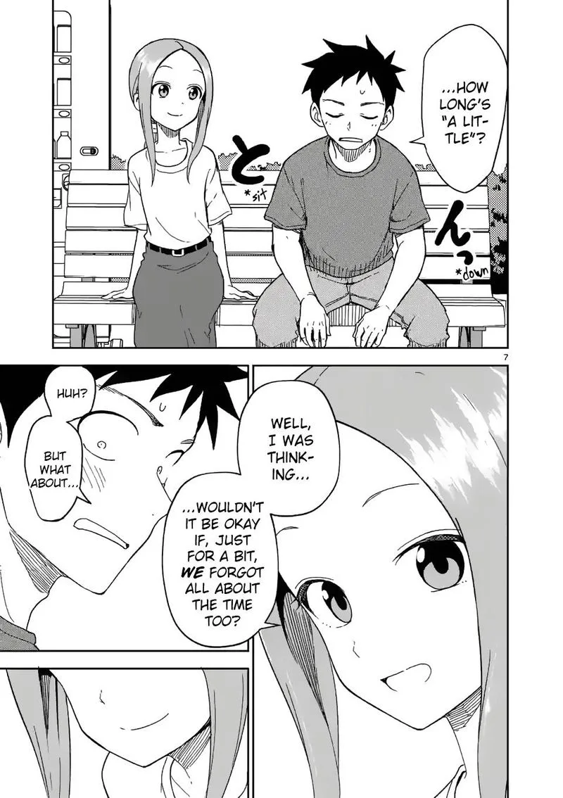 Karakai Jouzu no (Moto) Takagi-san Chapter 195 page 7