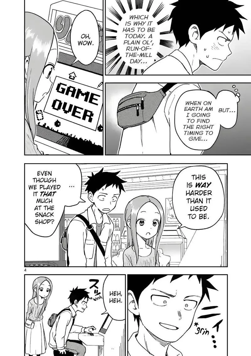 Karakai Jouzu no (Moto) Takagi-san Chapter 199 page 4
