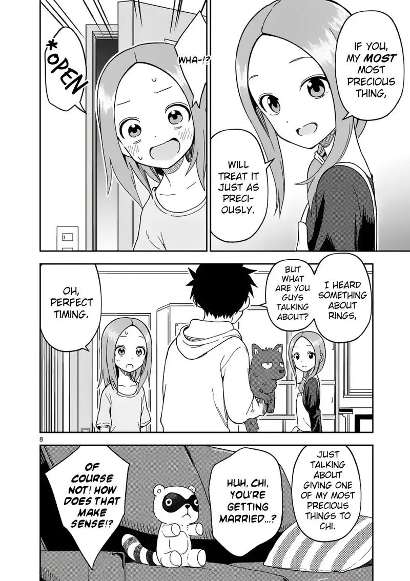 Karakai Jouzu no (Moto) Takagi-san Chapter 200 page 8