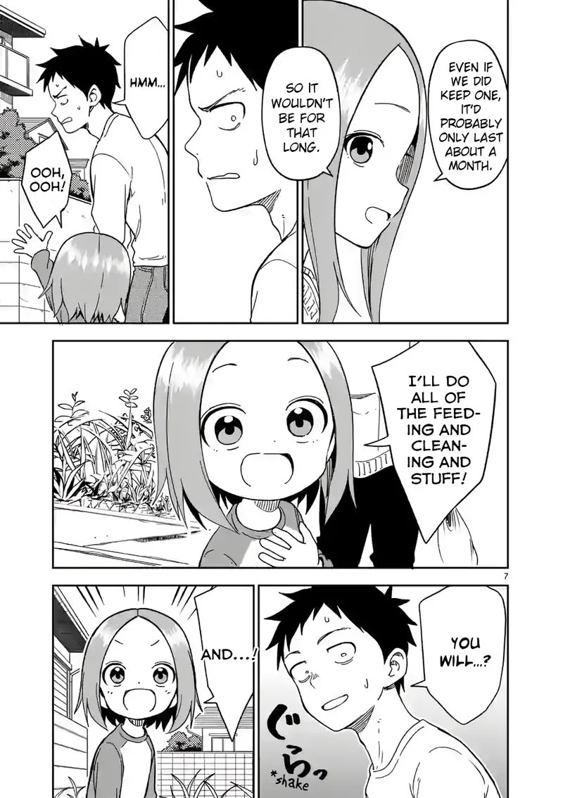 Karakai Jouzu no (Moto) Takagi-san Chapter 201 page 7