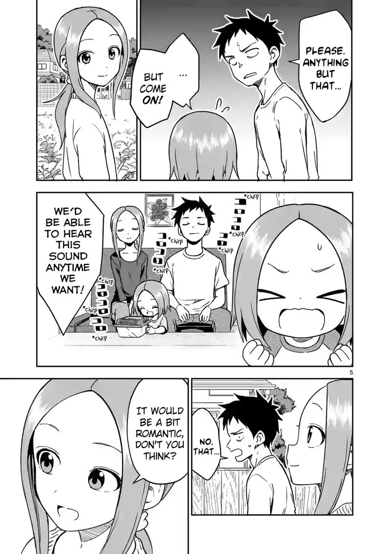 Karakai Jouzu no (Moto) Takagi-san Chapter 201 page 5