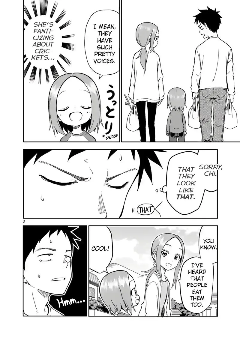 Karakai Jouzu no (Moto) Takagi-san Chapter 201 page 2