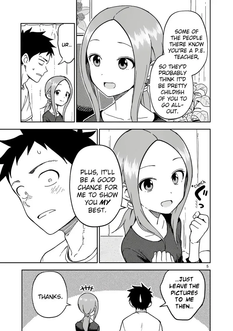 Karakai Jouzu no (Moto) Takagi-san Chapter 204 page 5