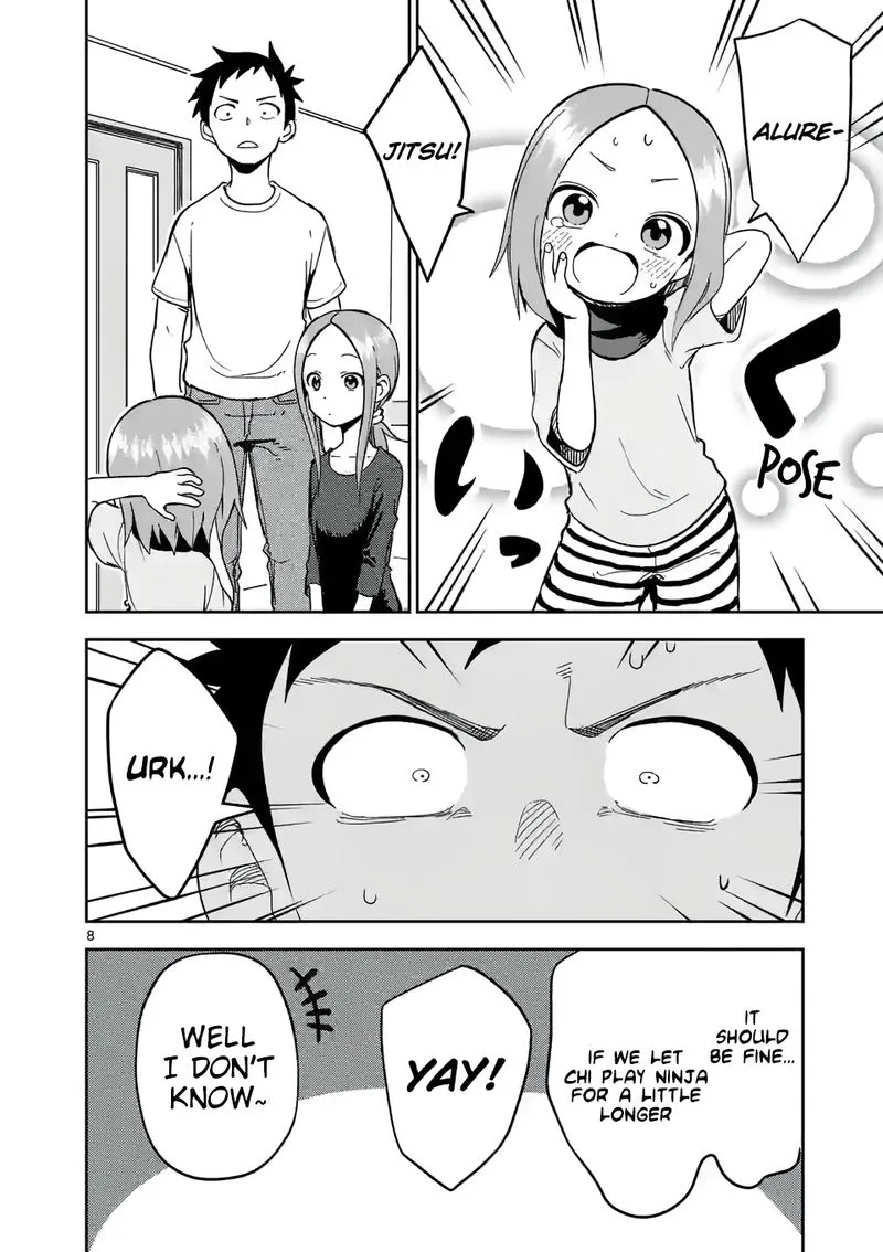 Karakai Jouzu no (Moto) Takagi-san Chapter 206 page 8