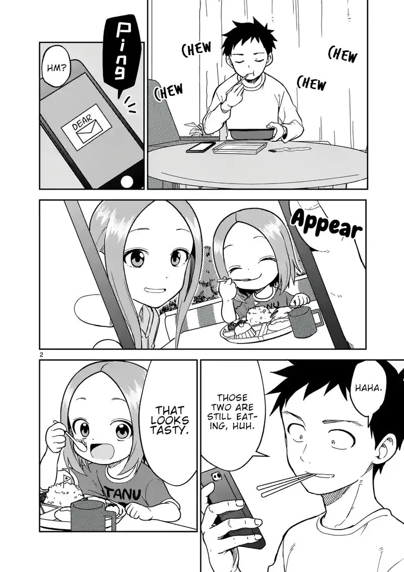 Karakai Jouzu no (Moto) Takagi-san Chapter 207 page 2