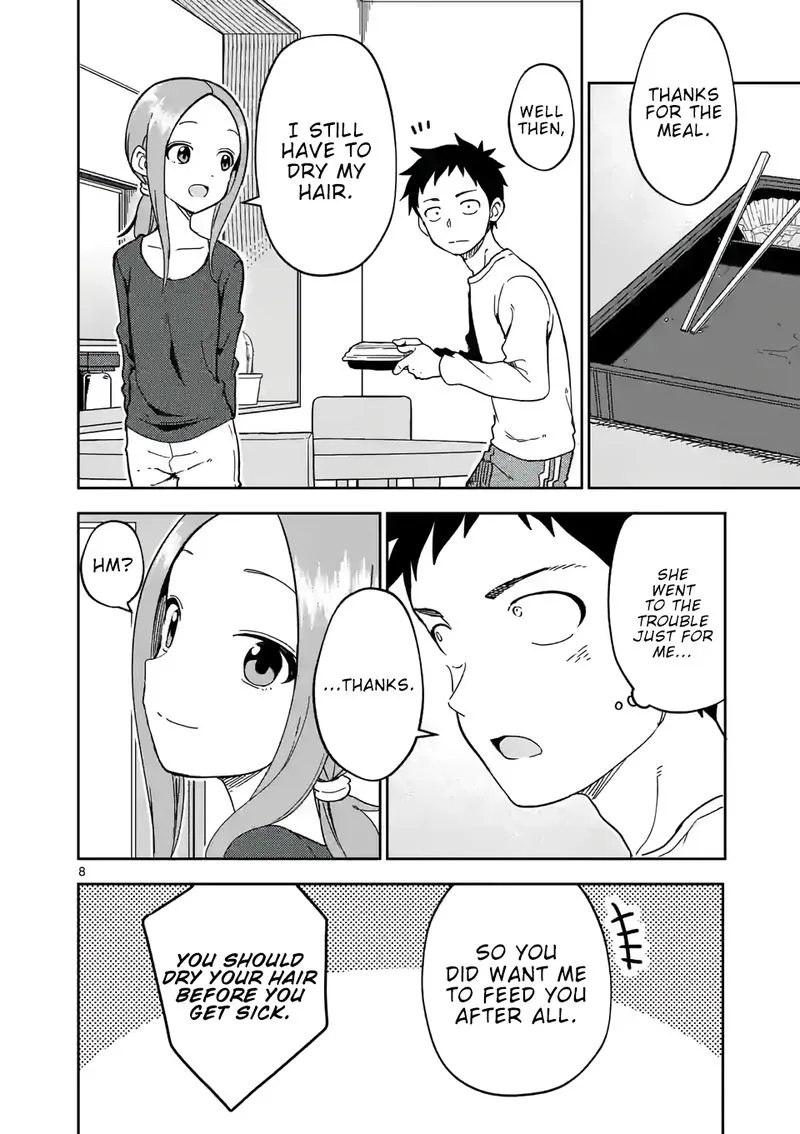 Karakai Jouzu no (Moto) Takagi-san Chapter 207 page 8