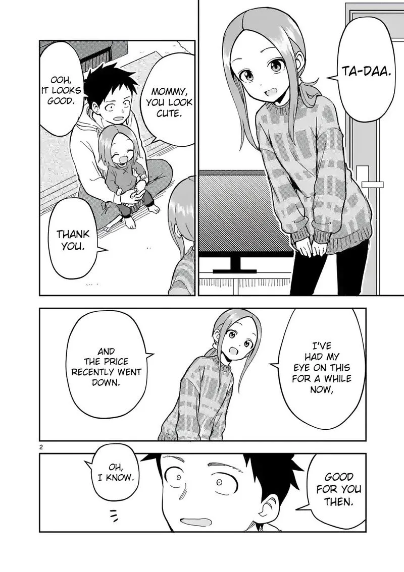 Karakai Jouzu no (Moto) Takagi-san Chapter 208 page 2