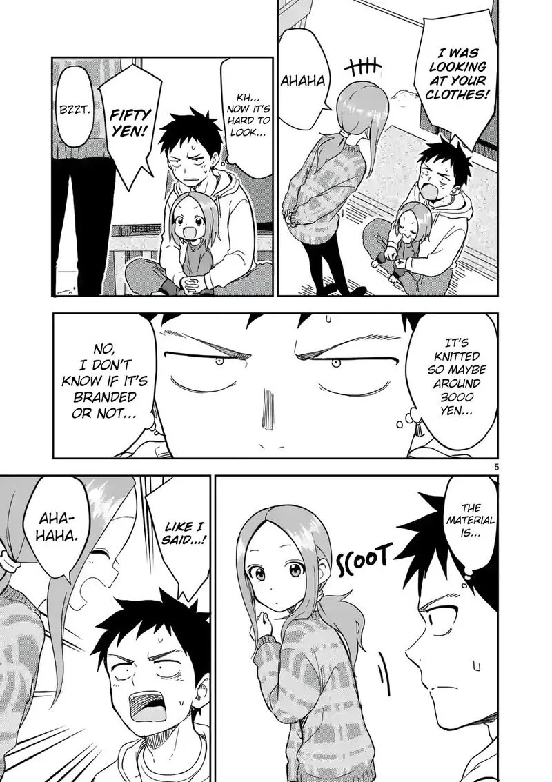 Karakai Jouzu no (Moto) Takagi-san Chapter 208 page 5
