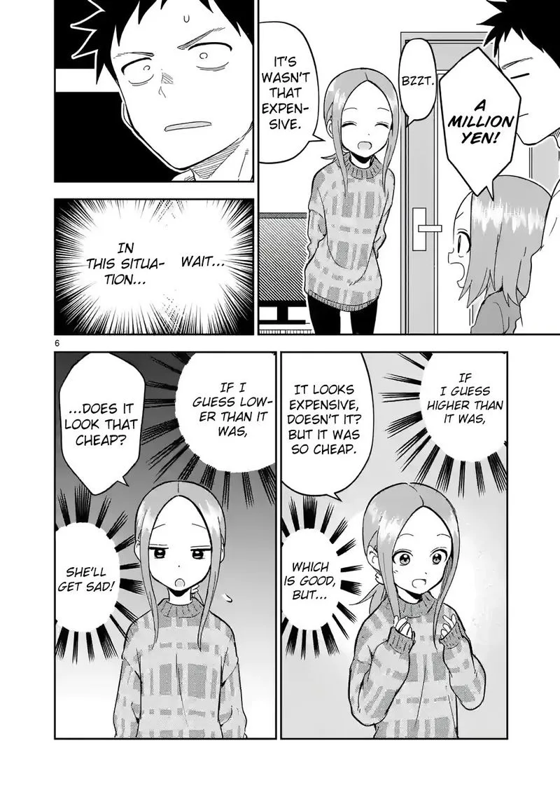 Karakai Jouzu no (Moto) Takagi-san Chapter 208 page 6
