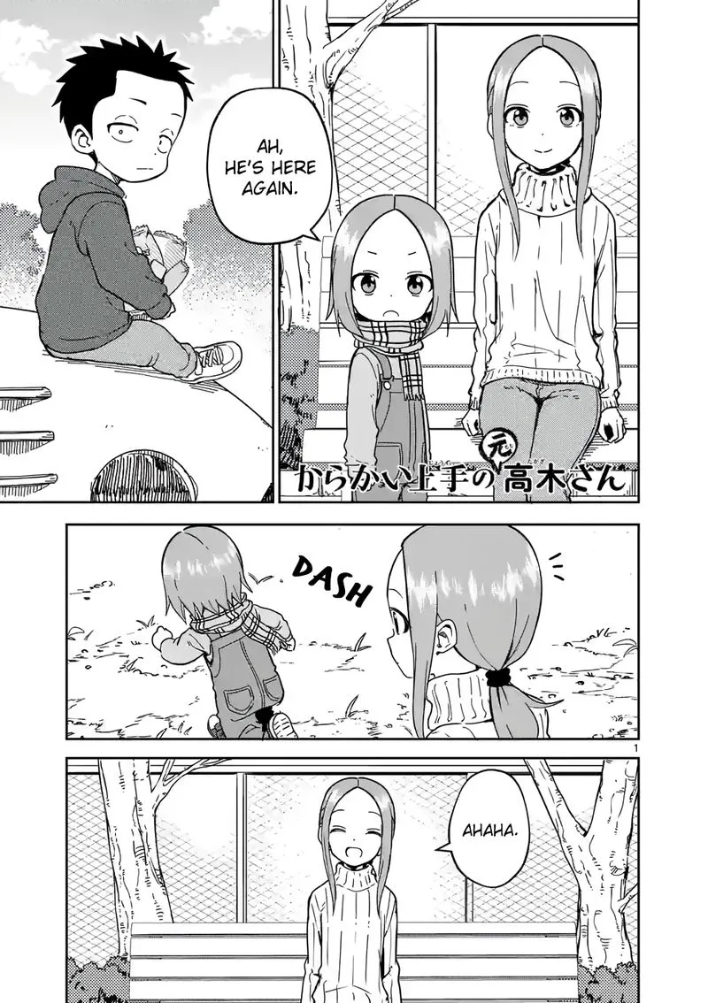 Karakai Jouzu no (Moto) Takagi-san Chapter 209 page 1