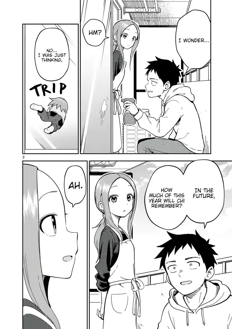 Karakai Jouzu no (Moto) Takagi-san Chapter 210 page 2