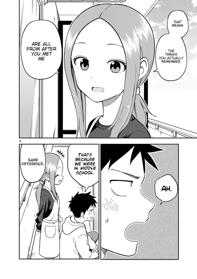 Karakai Jouzu no (Moto) Takagi-san Chapter 210 page 4