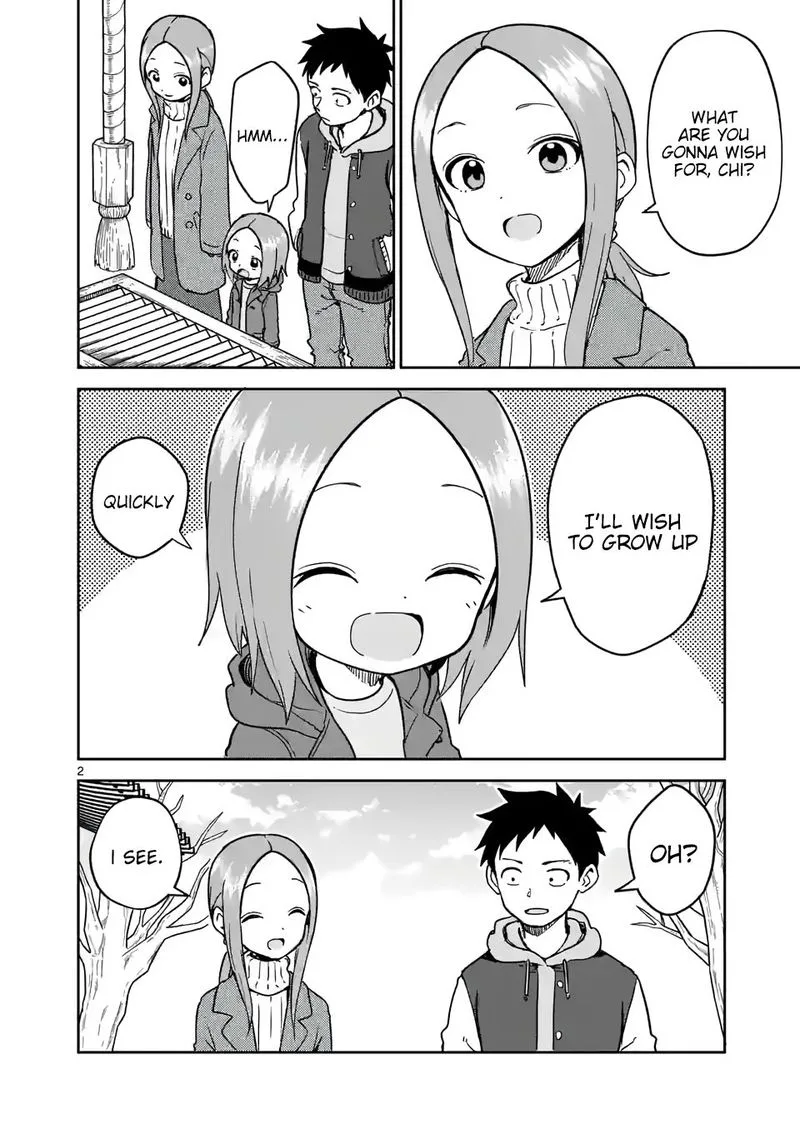 Karakai Jouzu no (Moto) Takagi-san Chapter 211 page 2
