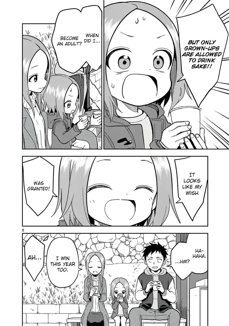 Karakai Jouzu no (Moto) Takagi-san Chapter 211 page 8
