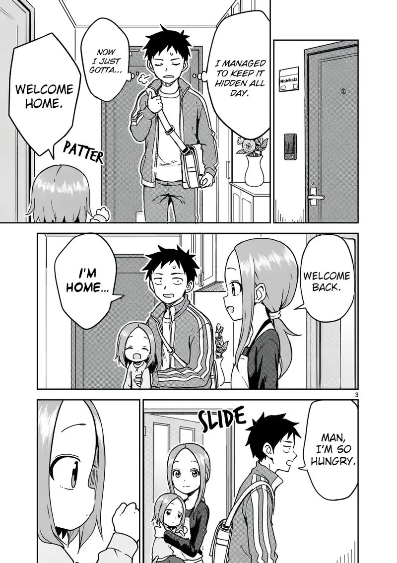 Karakai Jouzu no (Moto) Takagi-san Chapter 214 page 3