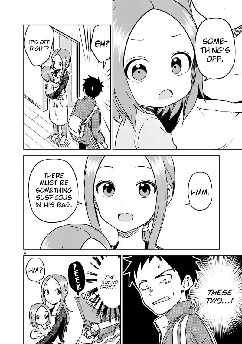 Karakai Jouzu no (Moto) Takagi-san Chapter 214 page 4